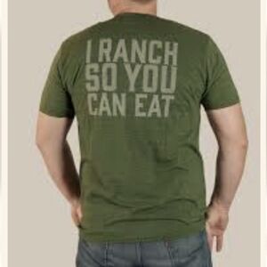 Rural Cloth I Ranch So You Can Eat Shirt Size L.